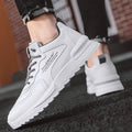 Men's shoes 2025 spring new korean style trendy breathable sneakers casual fashion shoes men's versatile height increasing dad shoes