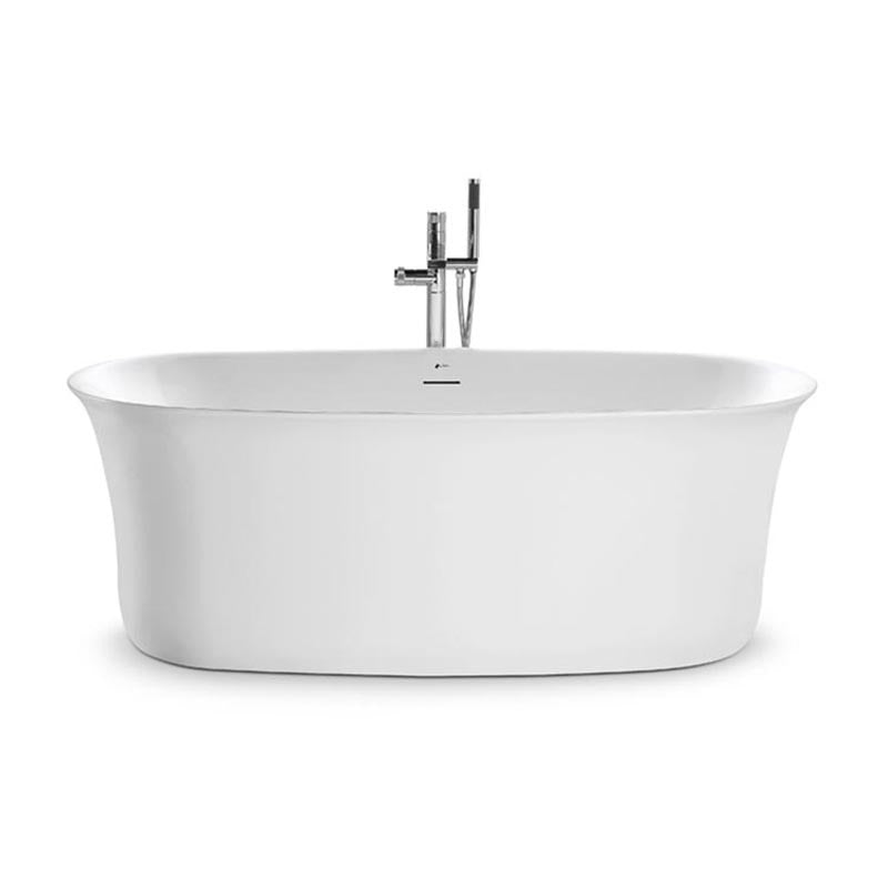 Sannora bathroom small apartment acrylic oval thin edge adult independent bathtub 1.6 meters
