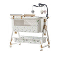 Baby crib movable portable cradle bed foldable multi-function rattle bed bb bed newborn patchwork large bed
