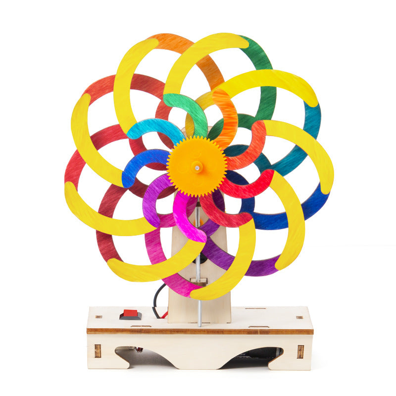 Science experiment vision persistence wonderful window magical window DIY materials children handmade educational toys students