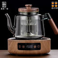 new all-in-one glass tea kettle: large capacity, electric ceramic cooker for boiling water and brewing tea with spray function