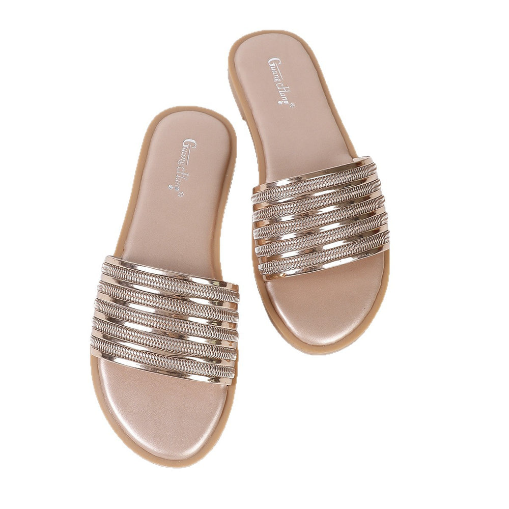 fashionflats sandals for women 2026 k-stylefashioneasiest for matchcasualplaid slip-on outwear women's slippers