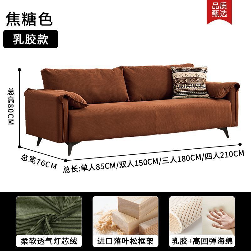 American mid-century oil wax leather sofa, perfect for living rooms, small apartments, clothing store receptions, and adding a touch of understated luxury with a vintage vibe. this double-seater sofa is a stylish choice