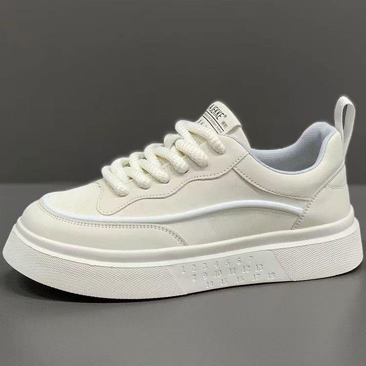 Men's shoes 2025 new autumn breathable versatile casual shoes lightweight soft sole sneakers wear-resistant athletic white shoes for men