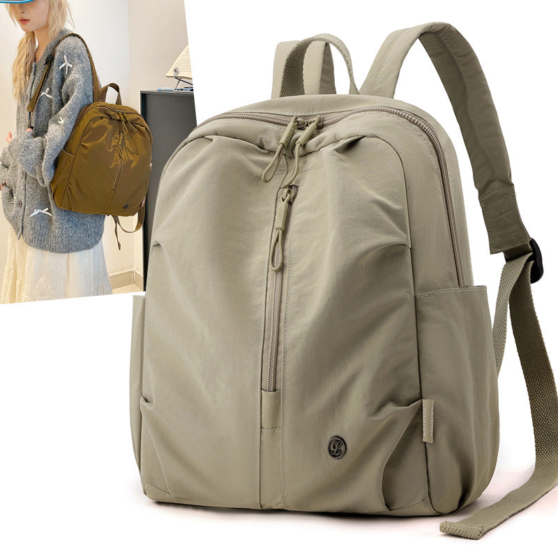Customized Dopamine Travel Lightweight Backpack Women's Leisure Versatile Hiking Backpack Large Capacity Commuter School Bag