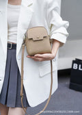 Top-grain leather 2024 new genuine leather mobile phone bag women's fashionclassy sense easiest for match trendy one-shoulder cross-body cowhide small bag