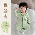 Baby spring autum home clothes boys and girls all year round style one-piece clothes pajamas autumnew arrival cotton pajamas