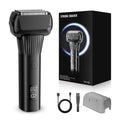 Wholesale floating five-blade aluminum foil electric shaver reciprocating washable digital display fast charging shaving razor cross-border