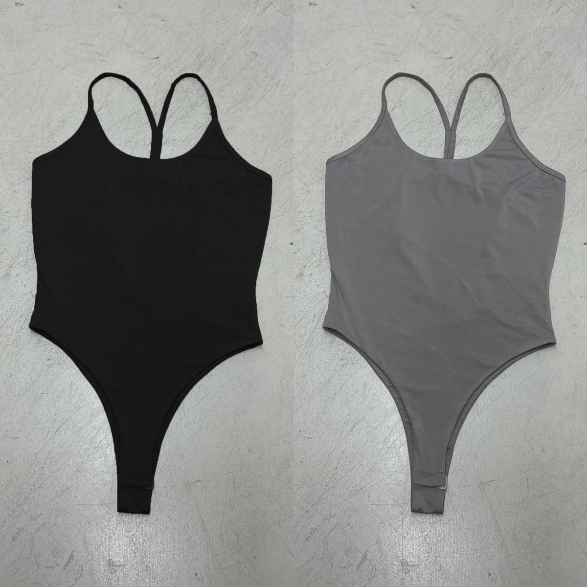 solid color halter hollow onesie European and American style casual base yoga sports suspender top women