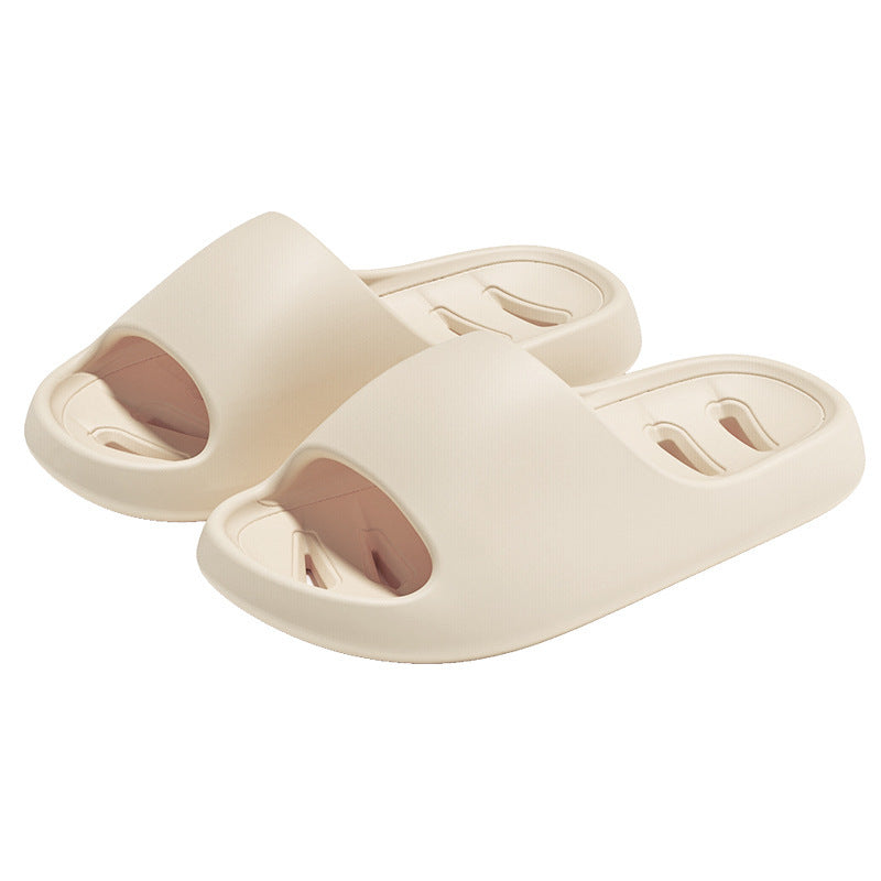 Non-slip bath slippers for men and women, home indoor, water leakage, quick-drying, hollow for home, eva bathroom sandals