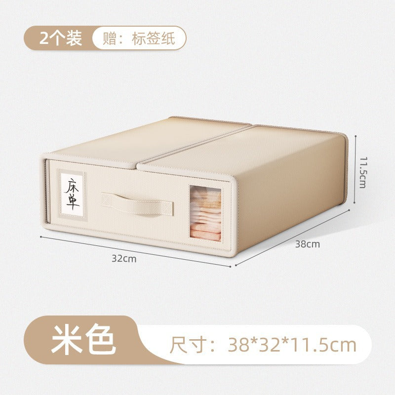 Cross-border increase and upgrade Oxford cloth autumn and winter thickened bed sheet storage box clothing fabric blanket quilt cover storage box