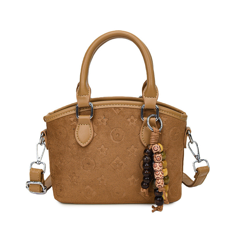 minimalist premium embossed handbag for women, 2025 new arrival, unique design, commute & casual crossbody bucket bag