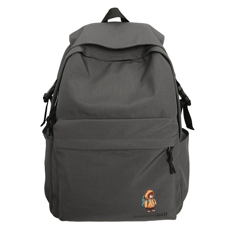 New casual backpack couple simple backpack large capacity outdoor travel backpack lightweight college bag