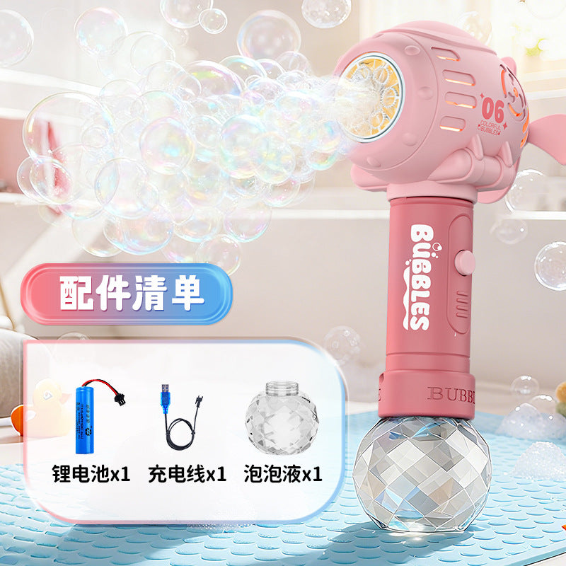 【customizable】wholesale automatic bubble gun - trending bubble wand - handheld electric bubble machine toy (leak-proof)