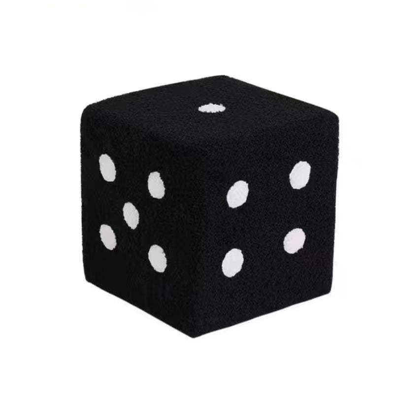 For home door shoe changing stool dice small stool creative stool lambswool living room door foot stool sieve small stool
