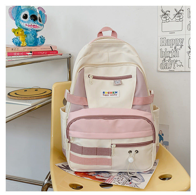School bag new high-end junior high school students Japanese girls series college students Korean version versatile backpack backpack