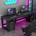 Computer desk desktop computer double desk simple for home bedroom study table rectangular workbench desk no