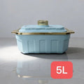New food warmer new arrivalexport large capacity knob type insulated lunch box 5l-6l insulated tableware 2pcs