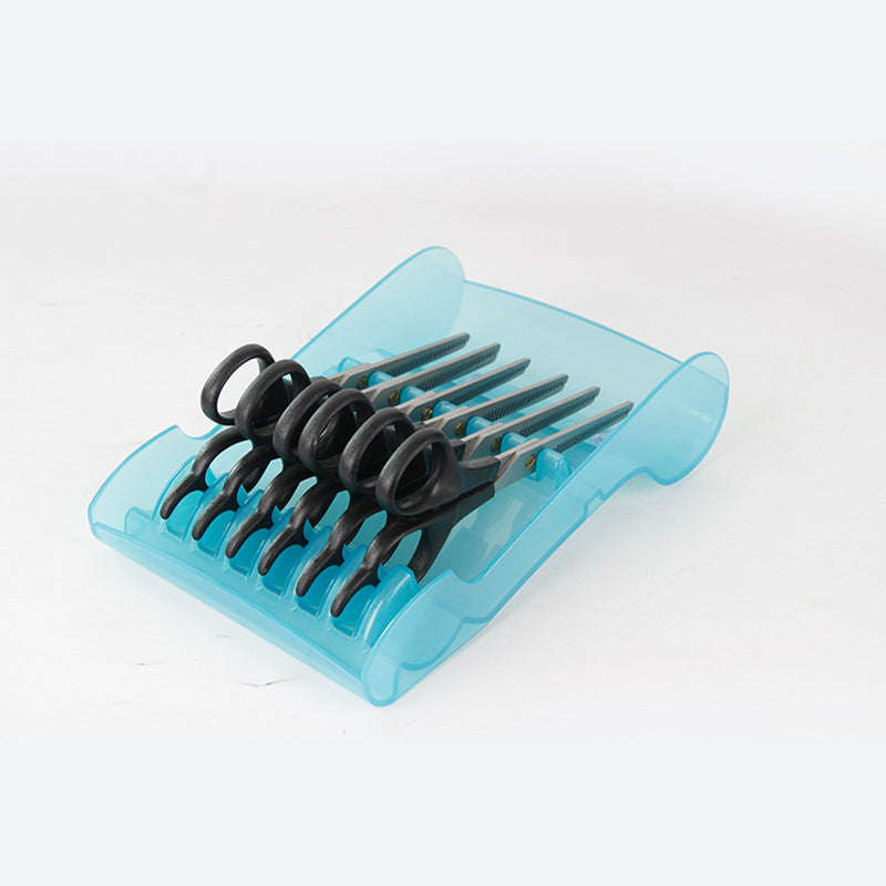 Pearlescent hair salon scissor holder, special adsorption scissor holder for hair salon, hair tool storage scissor pan beads