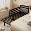 Spliced bed, soft-packed bed, widened iron kids bed, large bed, adults can sleep, spliced iron frame bed with guardrail crib