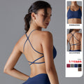 European and american seamless yoga bra - quick-dry, sweat-wicking, compression sports bra - running, fitness, tank top, beautiful back yoga top for women