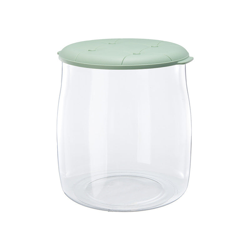 New transparent storage plastic stool - large capacity home toy storage box - clear storage ottoman with seating