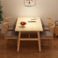 Rectangular table and chair combination casual small apartment dining table suit dining table and chair for home dining table and chair catering merchant