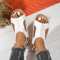 Plus size wedge sandals for women summersandals cross-border foreign trade new arrivalthick sole wedge sandals