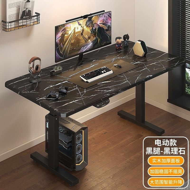 Electric adjustable desk - heavy-duty, reinforced legs - perfect for home office, gaming, study, and computer use