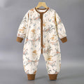 Infant lightweight sleeping bag, 100% cotton class a, all-season baby anti-kick quilt, children's split-leg sleeping bag, unisex bodysuit