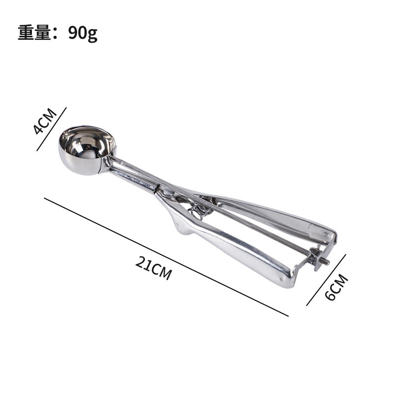 Stainless steel ice cream scoop scooper ice cream scoop scooper scoop scooper fruit scoop handy gadget