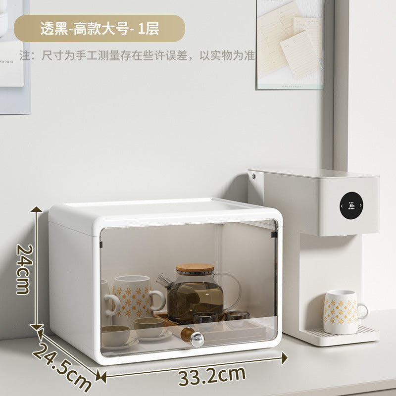 Storage box, drawer, multi-layer snack rack, kitchen desktop, tea cup rack, tea set, storage rack, water cup rack.