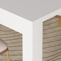 Cream style simple dining table for homewhite manufacturer personalized wholesale small apartment dining table stretchable table