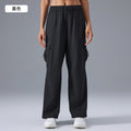 New women's cargo pants - loose fit, jogger style, wide leg, athletic & fitness, outdoor commute, versatile casual trousers d25089