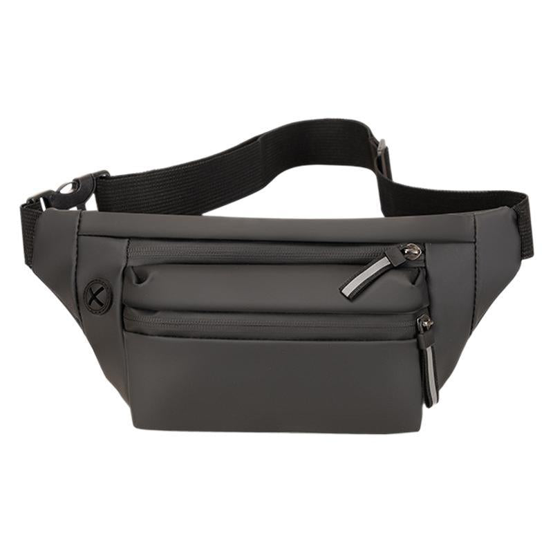 Cross-border men's fanny pack, mobile phone multi-functional casual breast bag, large-capacity oblique span bag, high-end fashion shoulder bag
