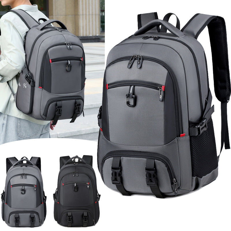 Short business trip backpack outdoor leisure sports student schoolbag large capacity multi-function USB computer bag