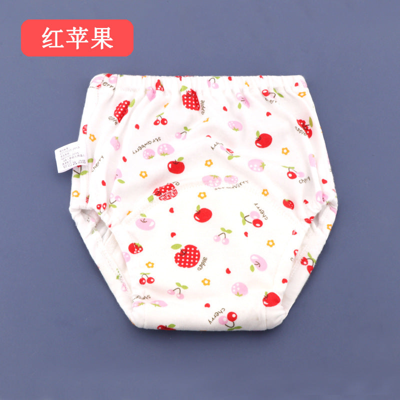 Baby potty training pants summer baby boys diaper pants baby girls diaper pants gauze diaper pocket practice learning pants