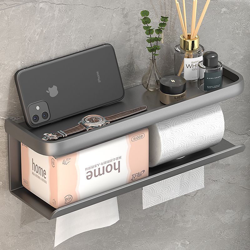 Paper towel holder punch-free bathroom toilet paper box wall-mounted roll paper tissue box for home storage rack paper box