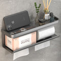 Paper towel holder punch-free bathroom toilet paper box wall-mounted roll paper tissue box for home storage rack paper box