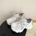 Thick sole dad shoes for women 2026 summernew arrivaleasiest for matchpetites lightweight breathable casual shoes height increasing shoes