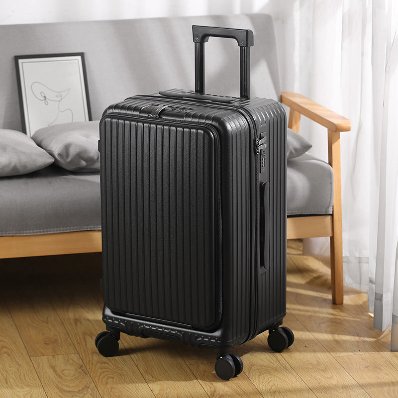 Seasonal Clearance Special Large Capacity Luggage 2025 New Front Opening PC Business Trolley Case Men's and Women's Password Box