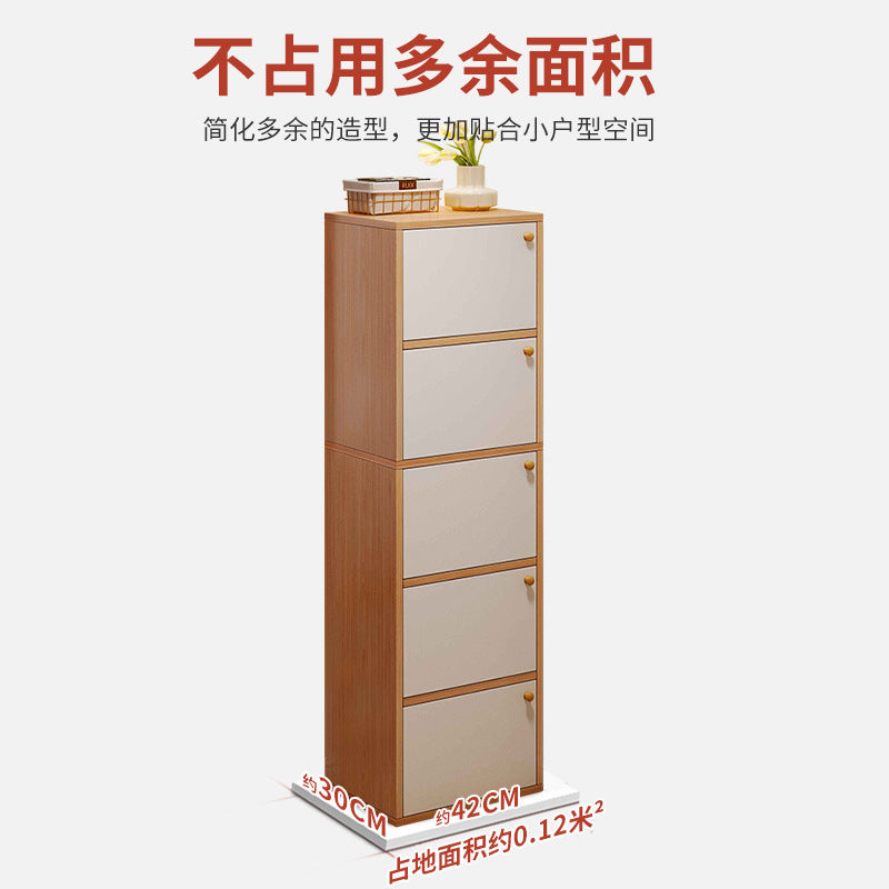 Shoe cabinet Small and narrow multi-layer storage locker at the entrance of the household, corner entrance cabinet, indoor new 2025 explosive shoe rack
