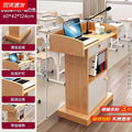 【upgraded version with door and drawer】rustic oak finish