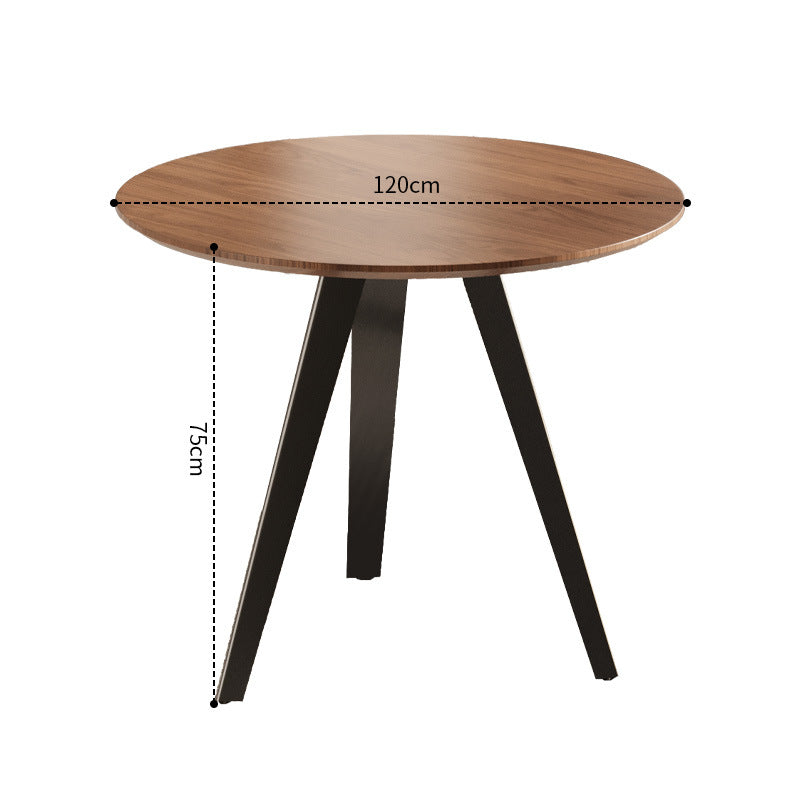 Nordic casual small table minimalist modern compact home dining table manufacturer custom wholesale round table negotiation table