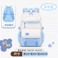 2024 cuhk student backpack - minimalist canvas bag, large capacity backpack for junior high and college girls, spine-protecting, lightweight, campus style