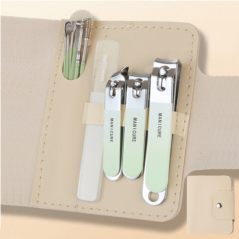 Stainless steel nail clipper set - premium manicure & pedicure tool kit - nail clippers & trimmer gift set