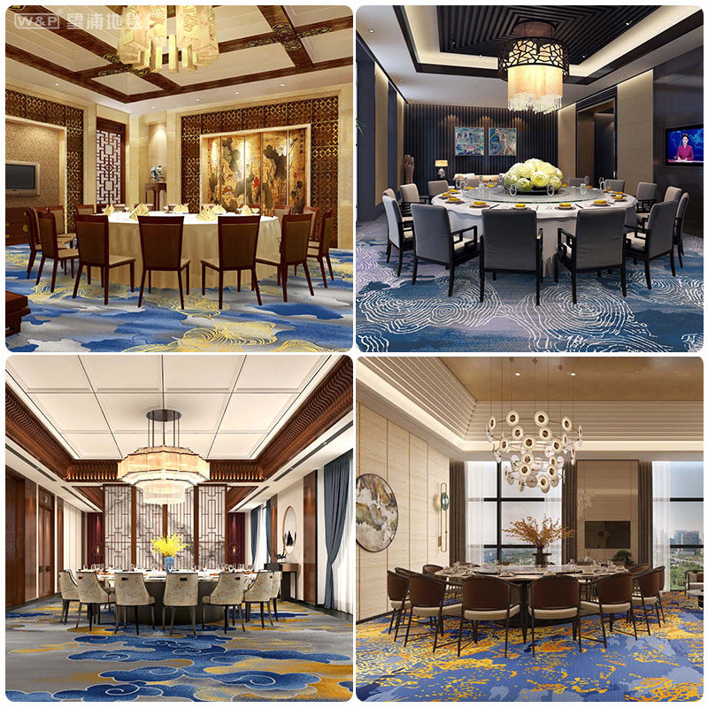 Hotel nylon 1200g banquet restaurant club room ktv suite soundproof commercial carpet thickened