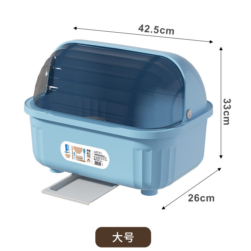 Put the dishes, tableware storage box, bowl box, tableware, kitchen drain rack, dish storage, cupboard rack, drain bowl rack.