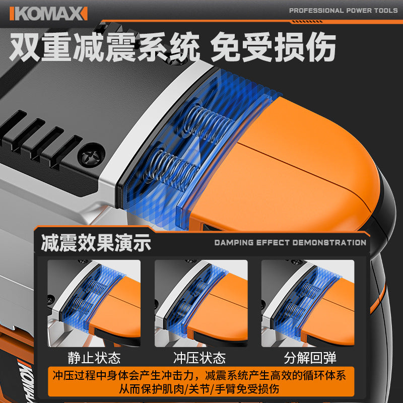 High-power 220v rotary hammer/chisel drill - industrial-grade concrete drilling power tool for home and professional use - multi-function electric drill