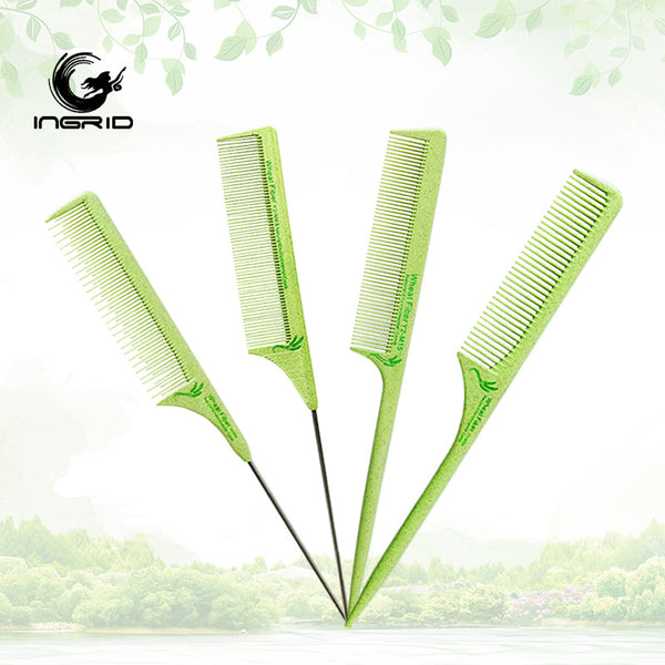 Hairdressing Tools Highlight Dyeing Hairdressing Shun Hair Comb Cut Hair Comb Plant Fiber Steel Needle Tip Tail Comb Hair Salon Hair Dyeing Disc Hair Comb